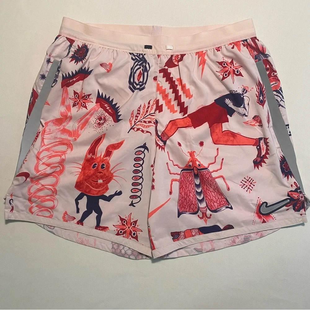 Nike Flex Wild Stride Future Fast Shorts Men L Running Brief Lined Reflective